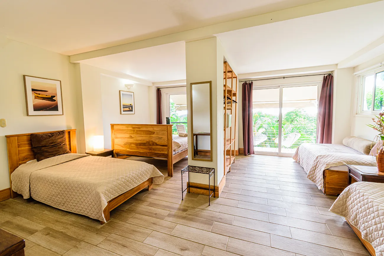 Large ocean view room